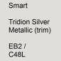 Preview: Smart, Tridion Silver Metallic (trim), EB2 / C48L.